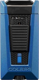COLIBRI Zigarren-Feuerzeug Stealth II blau/schwarz