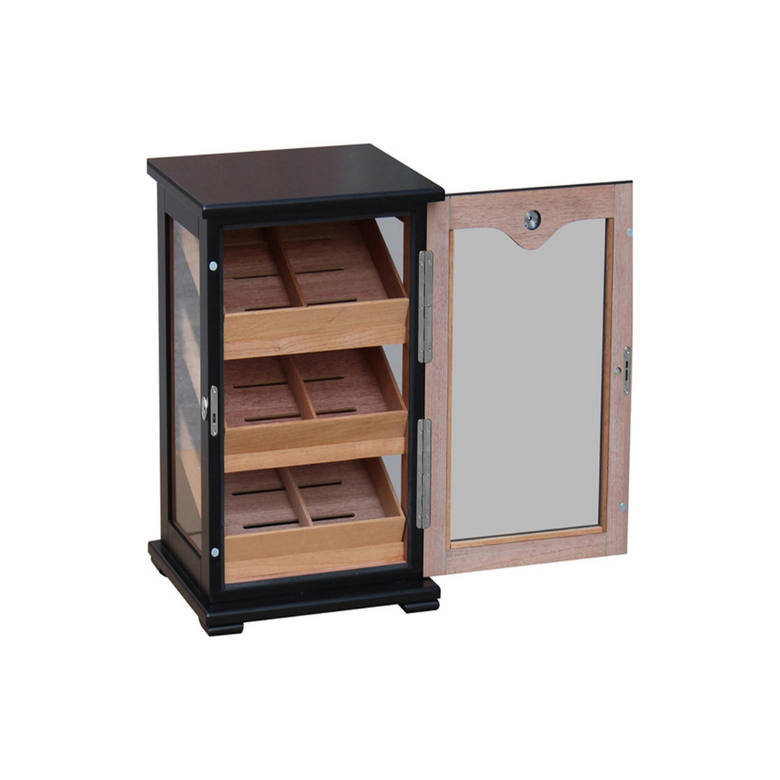 Classic Humidor-Schrank S - Schwarz matt