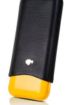 Cohiba Zigarrenetui 3er gelb-schwarz