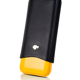 Cohiba Zigarrenetui 3er gelb-schwarz