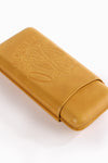 OXS Spanish Leather 3er Zigarrenetui - El Camel