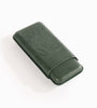 OXS Spanish Leather 3er Zigarrenetui - English Green