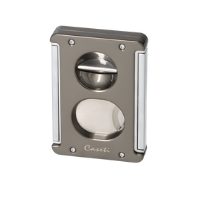 Caseti Zigarrenabschneider 3 in 1 - anthrazit glänzend/chrom inkl. Zigarrenständer