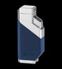 Caseti Feuerzeug 3er Jetflame blau matt/chrom inkl. Rundcutter