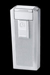 Caseti Feuerzeug 3er Jetflame chrom gebürstet Carbon