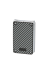 Caseti Feuerzeug 2er Jetflame+Softjetflame inkl. Rundcutter Carbonoptik chrome