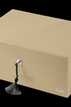Caseti Humidor Paris, grau-beige Hochglanz lackiert