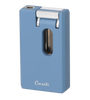 Caseti Feuerzeug Soft Jetflame stahlblau matt inkl. V-Cut und Rundcutter