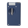 Caseti Feuerzeug Soft Jetflame dunkelblau matt inkl. V-Cut und Rundcutter