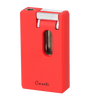 Caseti Feuerzeug Soft Jetflame rot matt inkl. V-Cut und Rundcutter