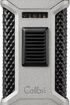 COLIBRI Zigarrenfeuerzeug Ascari anthrazit/schwarz 3er Jetflame inkl. Rundcutter