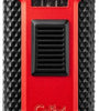 COLIBRI Zigarrenfeuerzeug Ascari rot/schwarz 3er Jetflame inkl. Rundcutter