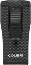 COLIBRI Zigarrenfeuerzeug Monaco II Carbondesign schwarz 3er-Jetflame
