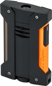 S.T. Dupont DÉFI EXTRÊME - Fluo orange/schwarz Jetflame
