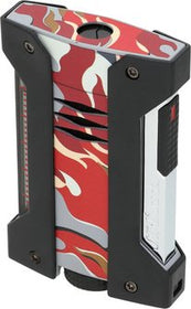 S.T. Dupont DÉFI EXTRÊME - Camo Red Jetflame