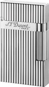 S.T. DUPONT Ligne2 versilbert längsgestreift