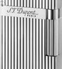 S.T. DUPONT Ligne2 versilbert längsgestreift