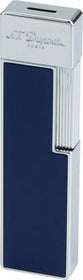 S.T. DUPONT Twiggy blau Lack/chrom Jetflame