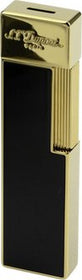 S.T. DUPONT Twiggy schwarz Lack/gold Jetflame