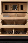 Humidor Ebony Finish Pianolack für ca. 75 Zigarren