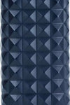 COLIBRI Quasar 3er Zigarrenetui marine/chrom innen Zedernholz