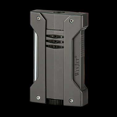 Winjet Feuerzeug im formschönen Design Jetflame - anthrazit