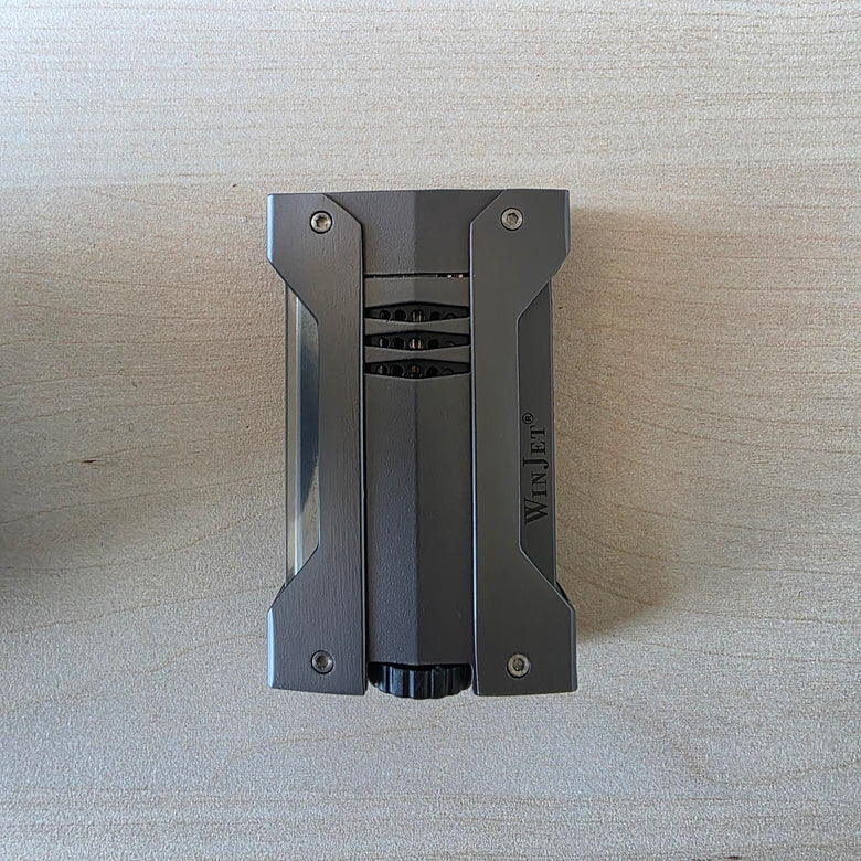 Winjet Feuerzeug im formschönen Design Jetflame - anthrazit
