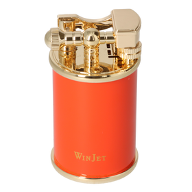 Winjet Tischfeuerzeug Stein orange/goldfarben
