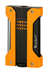 Winjet Feuerzeug im formschönen Design Jetflame - orange/schwarz