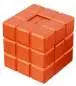 COLIBRI Quasar Tischfeuerzeug Heritage Cube Orange 2er Jetflame/Softflame
