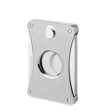 Caseti Zigarrenabschneider Carbon Chrom Satiniert Doppelklingen Ringmass 56