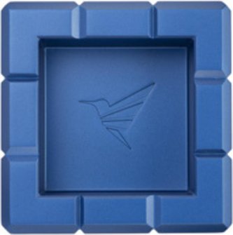 COLIBRI Quasar Zigarrenascher Aluminium Heritage Cube blau