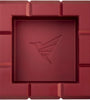 COLIBRI Quasar Zigarrenascher Aluminium Heritage Cube rot