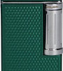 COLIBRI Feuerzeug Julius II grün/chrom mit doppelter Schrägflamme