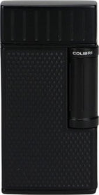 COLIBRI Feuerzeug Julius II schwarz  mit doppelter Schrägflamme