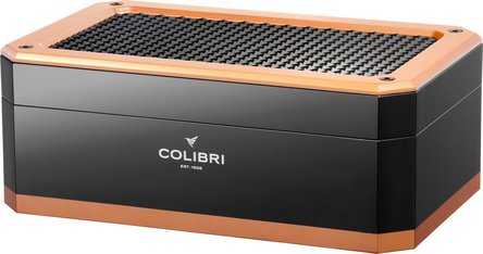 COLIBRI Humidor Rally schwarz/gold