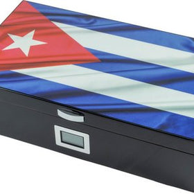 Humidor Cuba Flag glänzend