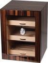 Humidor-Schrank m. Acryltür und 3 Schubladen