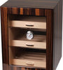 Humidor-Schrank m. Acryltür und 3 Schubladen