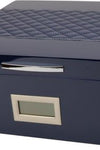 PASSATORE Humidor nachtblau glänzend