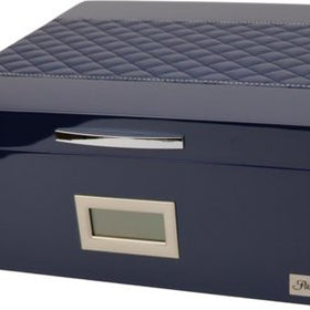 PASSATORE Humidor nachtblau glänzend
