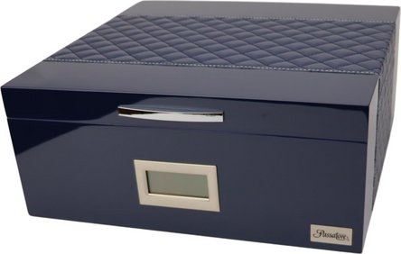 PASSATORE Humidor nachtblau glänzend