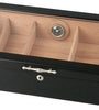PASSATORE Humidor schwarz mit Sichtfenster