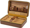 PASSATORE Reisehumidor Lederoptik braun