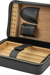 PASSATORE Reisehumidor Lederoptik schwarz