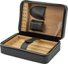 PASSATORE Reisehumidor Lederoptik schwarz