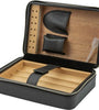 PASSATORE Reisehumidor Lederoptik schwarz