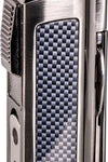 PASSATORE Tischfeuerzeug Carbon Finish/gun inkl. Schere und Rundcutter