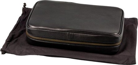 PASSATORE Zigarrenetui Leder schwarz