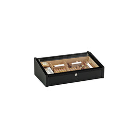 ADORINI Vega Deluxe Humidor - Schwarz